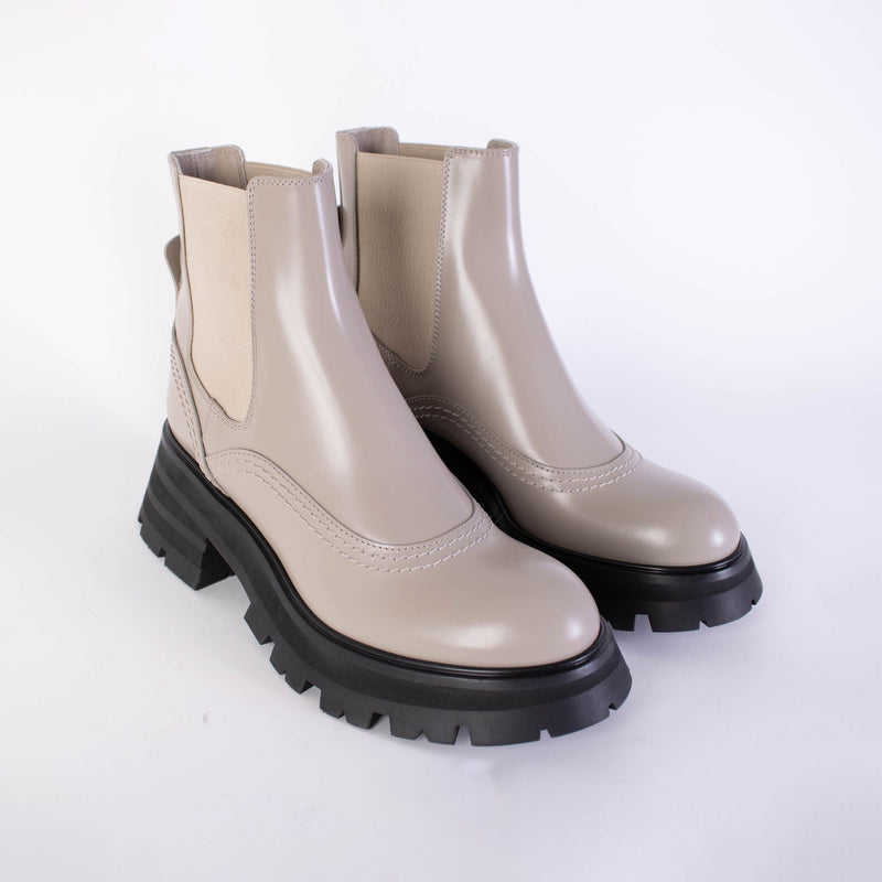 Alexander McQueen Grey Chelsea Boots