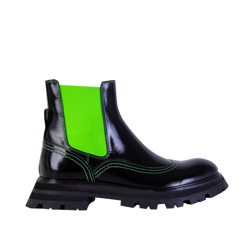 Alexander McQueen Fluo Inserts Chelsea Boots