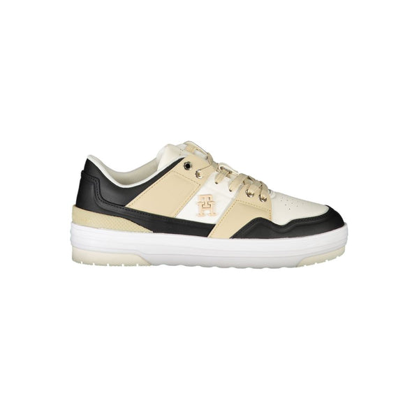 White Polyester Sneaker