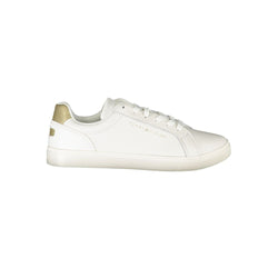 White Polyester Sneaker