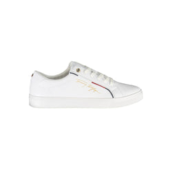 White Polyester Sneaker