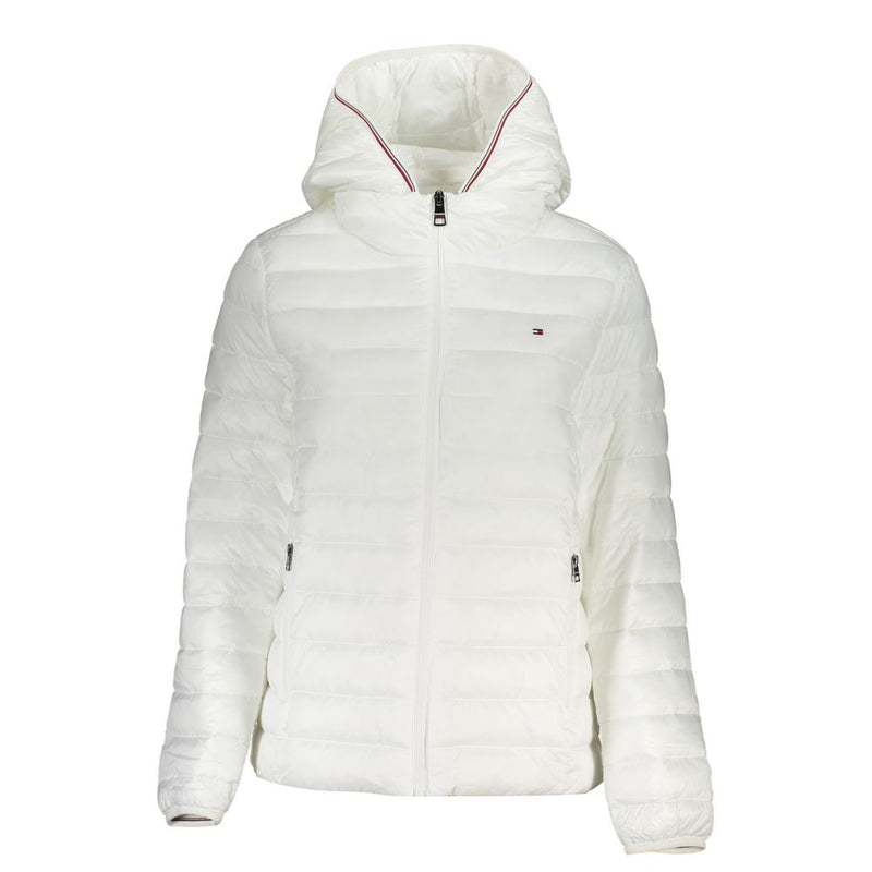 White Polyester Jackets & Coat