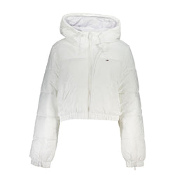 White Polyester Jackets & Coat