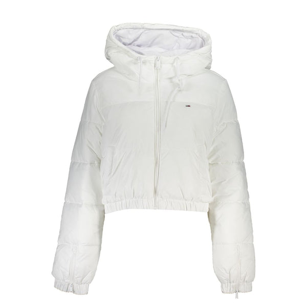 White Polyester Jackets & Coat