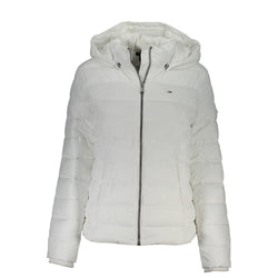 White Polyester Jackets & Coat