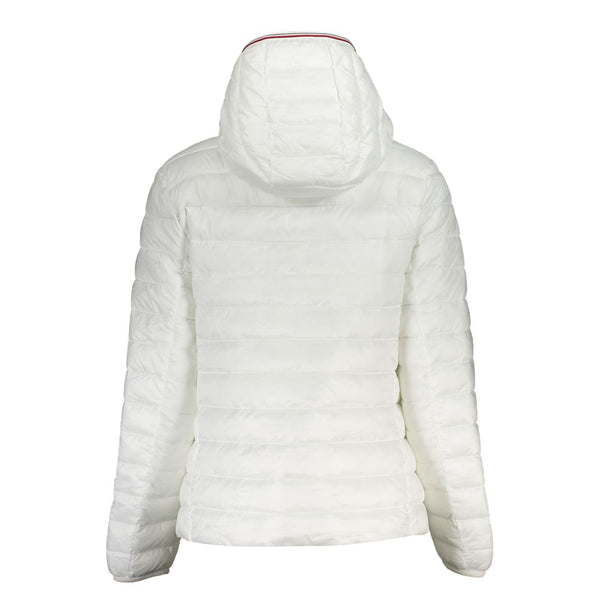 White Polyester Jackets & Coat