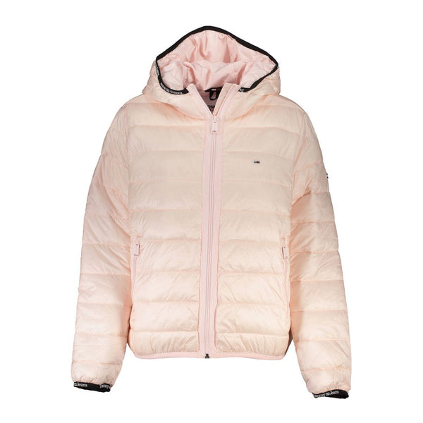 Pink Polyester Jackets & Coat