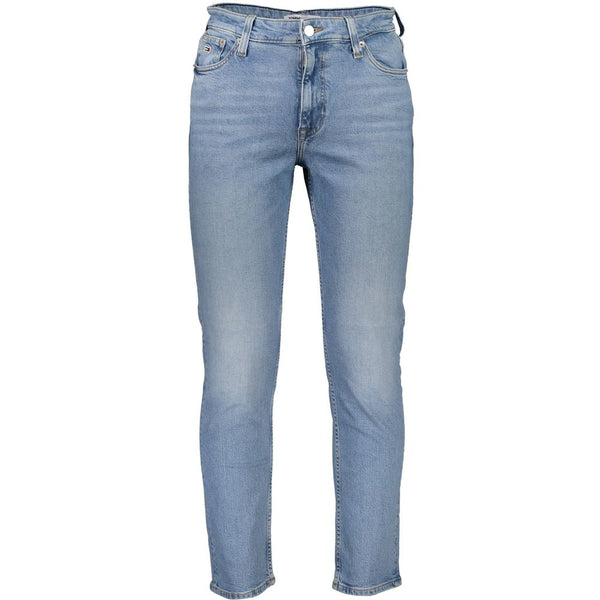 Light Blue Cotton Jeans & Pant