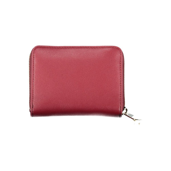 Pink Polyester Wallet