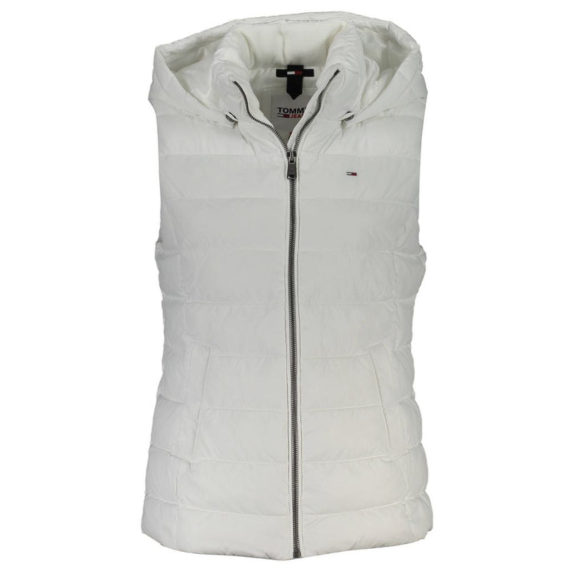 White Polyester Jackets & Coat