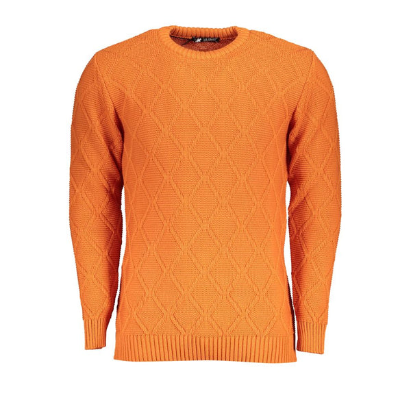 Orange Fabric Sweater