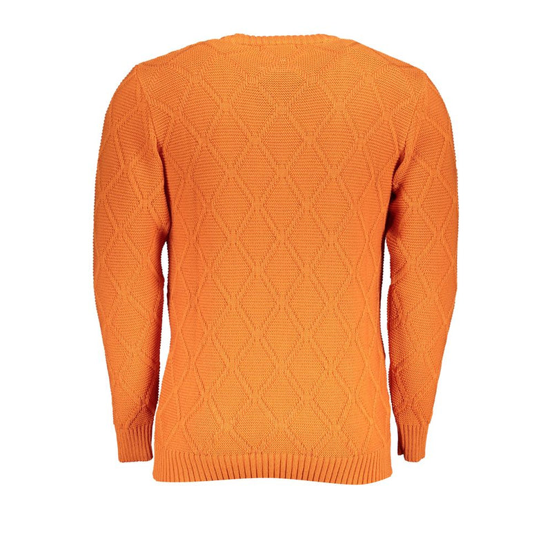 Orange Fabric Sweater