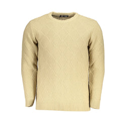 Beige Fabric Sweater