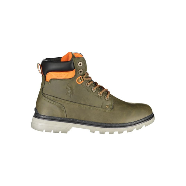 Green Polyester Boot