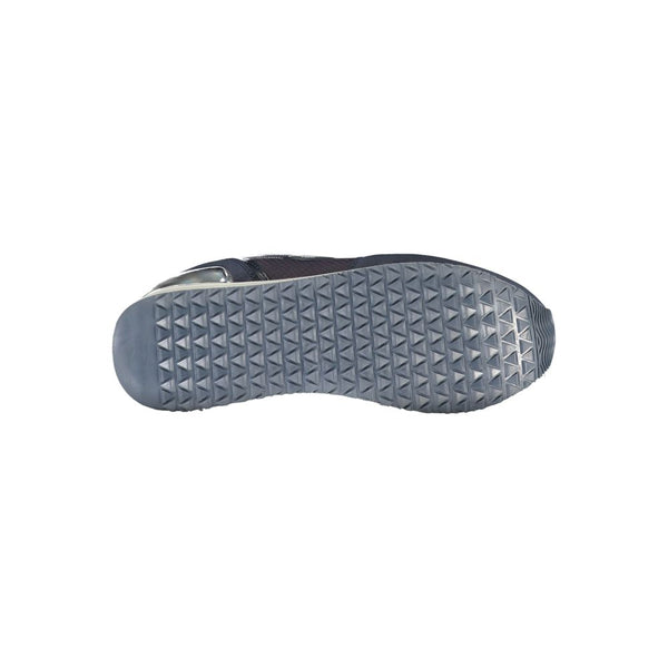 Blue Polyester Sneaker