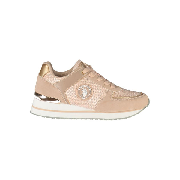 Pink Polyester Sneaker