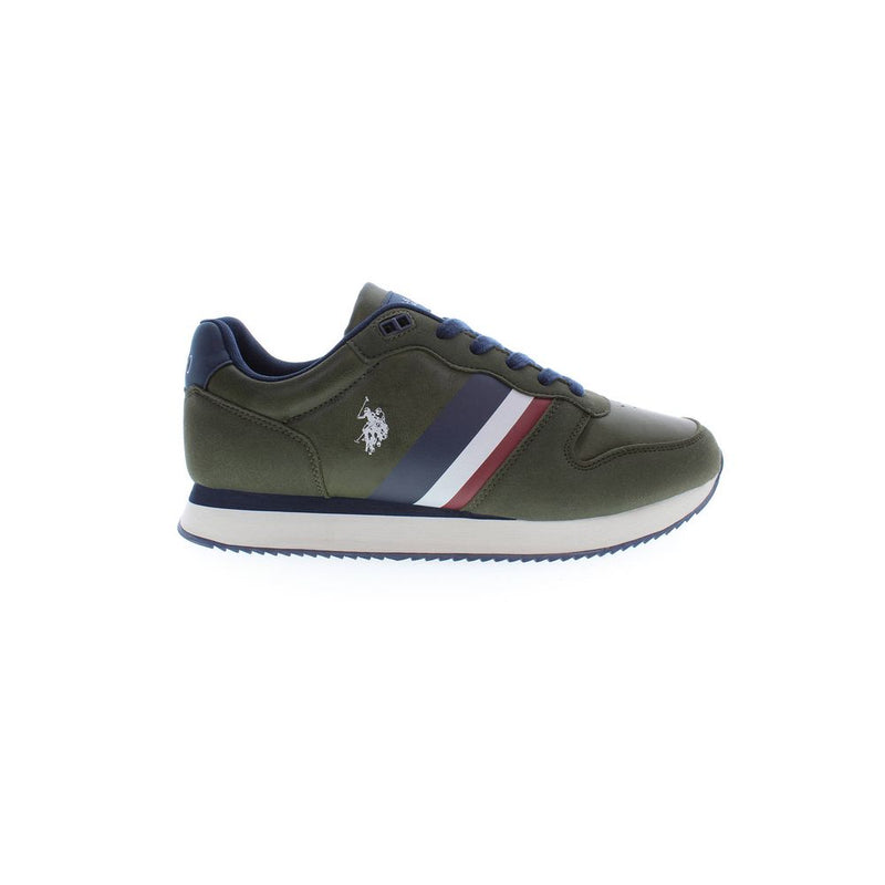 Green Polyester Sneaker