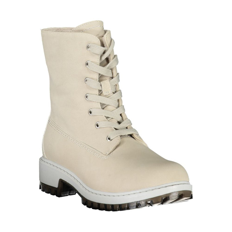 Gray Polyester Boot