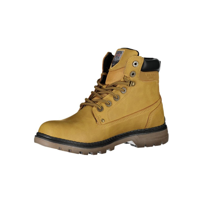 Yellow Polyester Boot