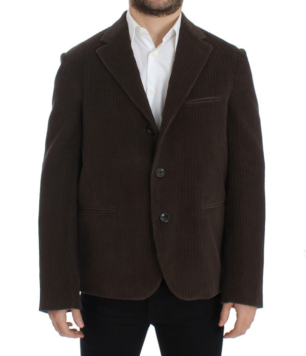 Brown manchester stretch blazer