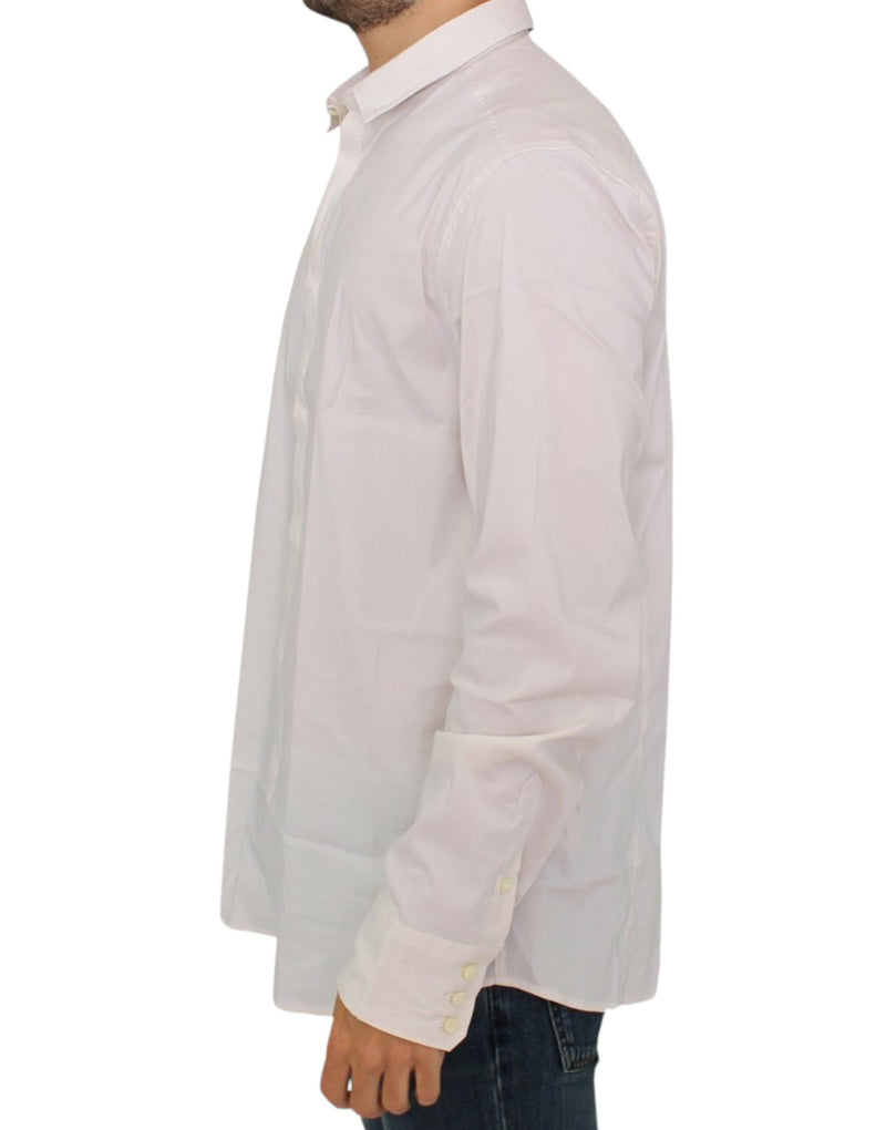 White cotton dress shirt