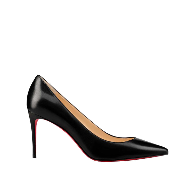 Black Suede Pumps Iconic Red Sole