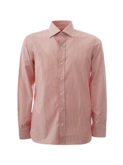 Pink Thin Stripes Regular Fit Shirt