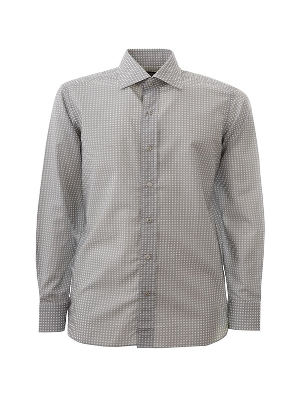 Regular Fit Shirt with Micro Print allover