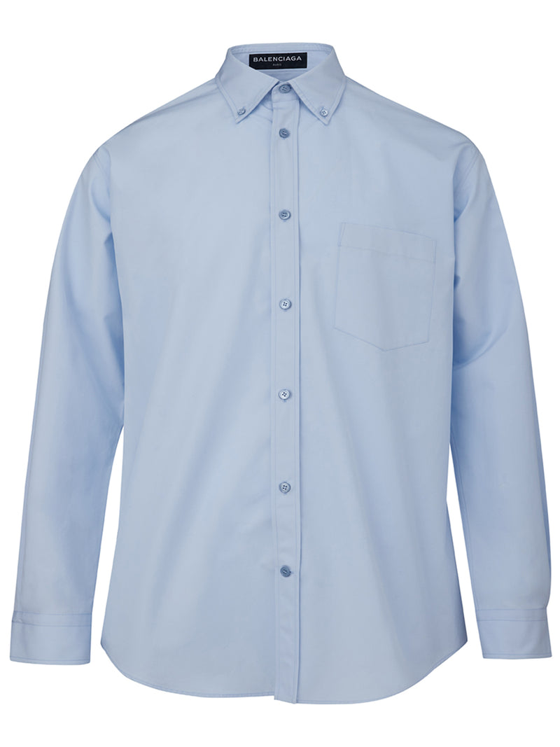 Cotton Blue Oxford Shirt