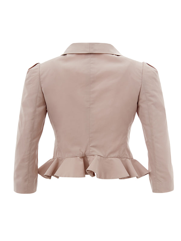 Light Pink Ruffle Jacket