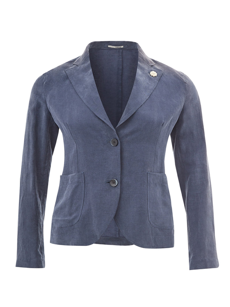 Blue Viscose Jacket