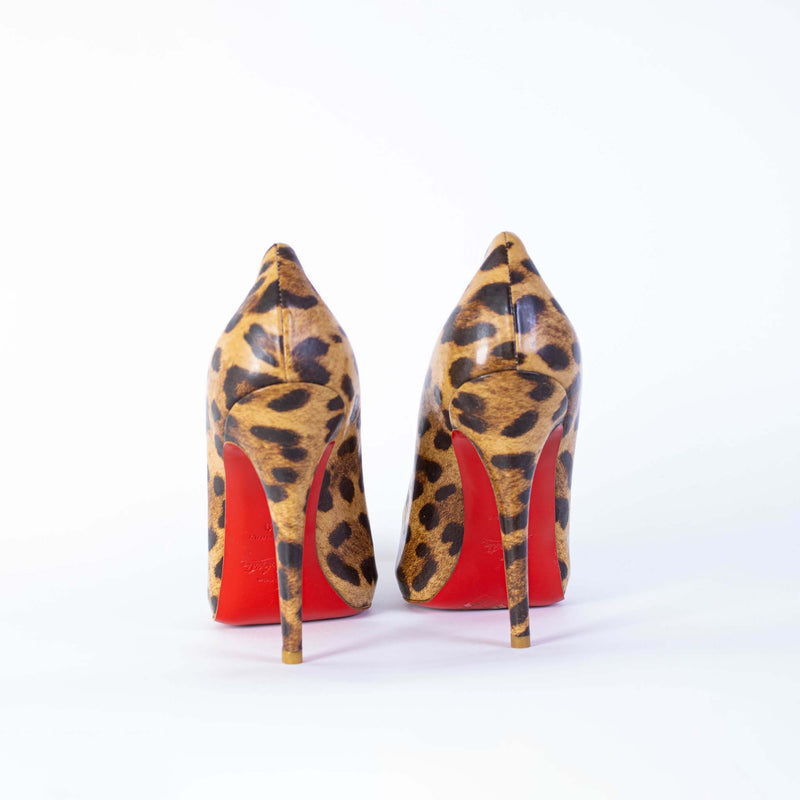 Christian Loboutin Printed Leopard Pumps