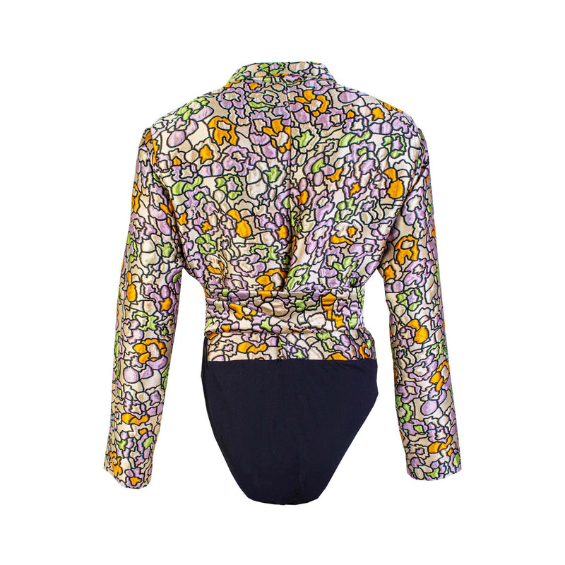 Multicolor Skirt + Jacket Bodysuit