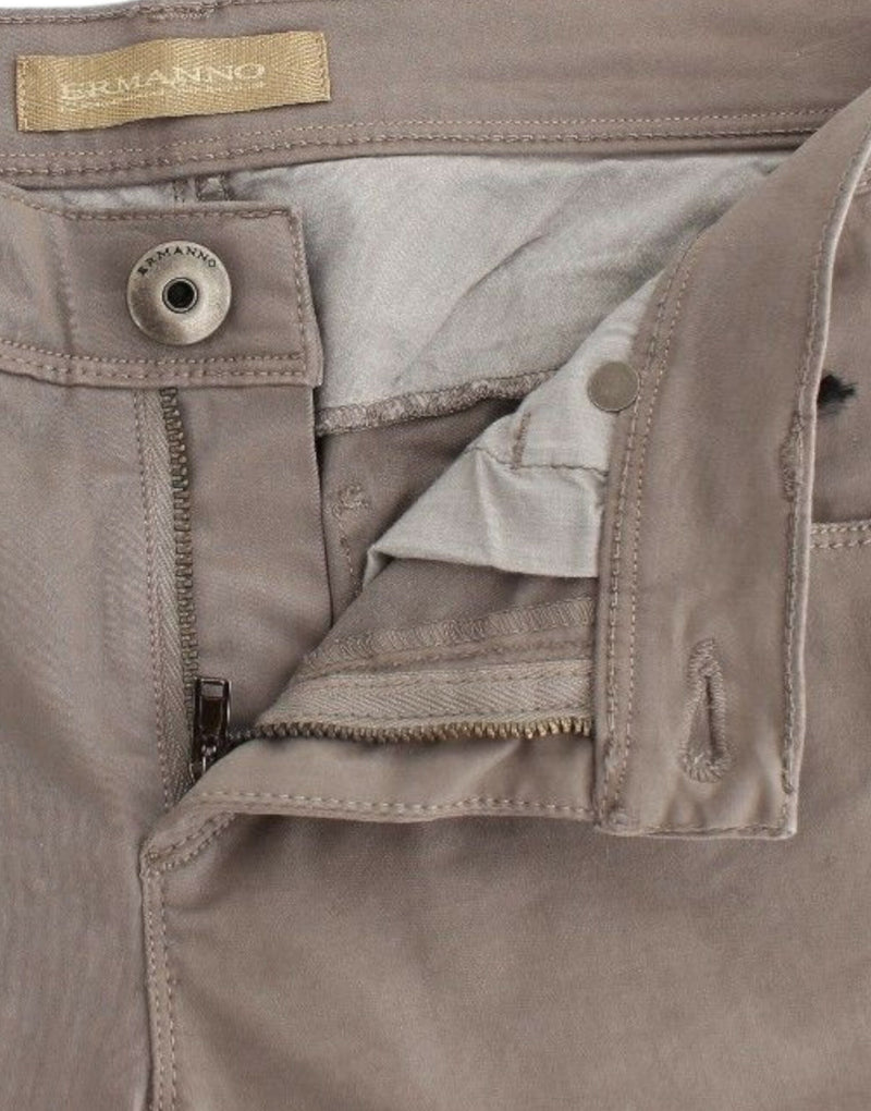 Taupe Beige Slim Jeans Denim Pants Skinny