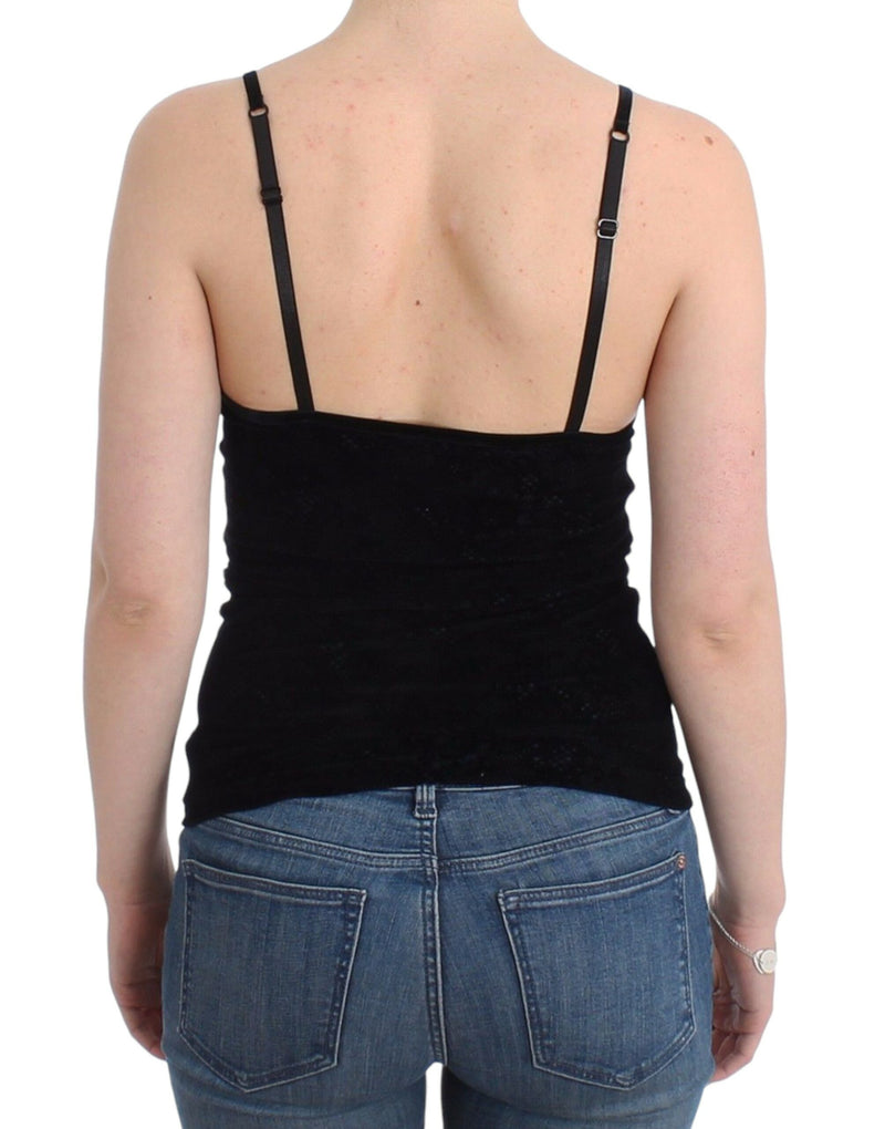 Lingerie Black Bustier Top Camisole Cami Lace