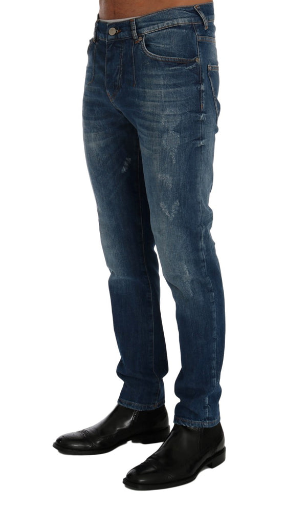 Blue Wash Perth Slim Fit Jeans