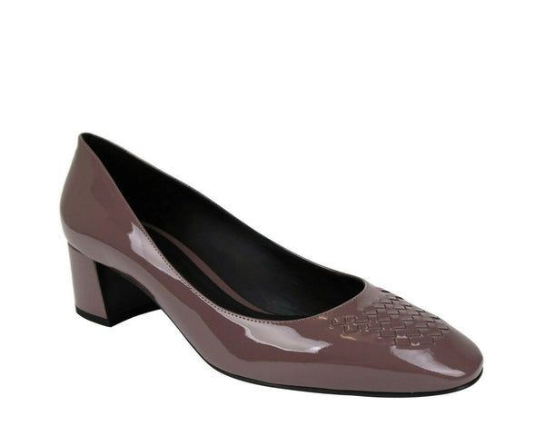 Bottega Veneta Women's Mauve Patent Leather Heel