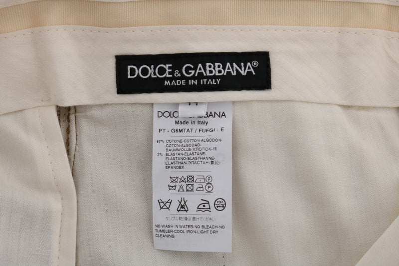 Brown Stretch Cotton Pants