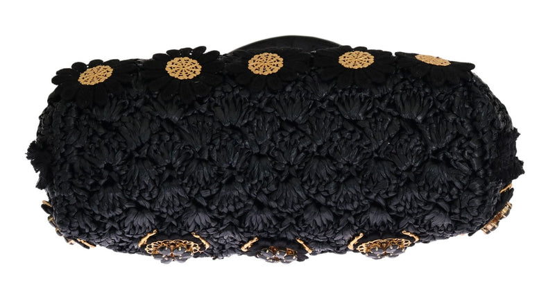 Black Tassel Gold Baroque Crystal VANDA Bag