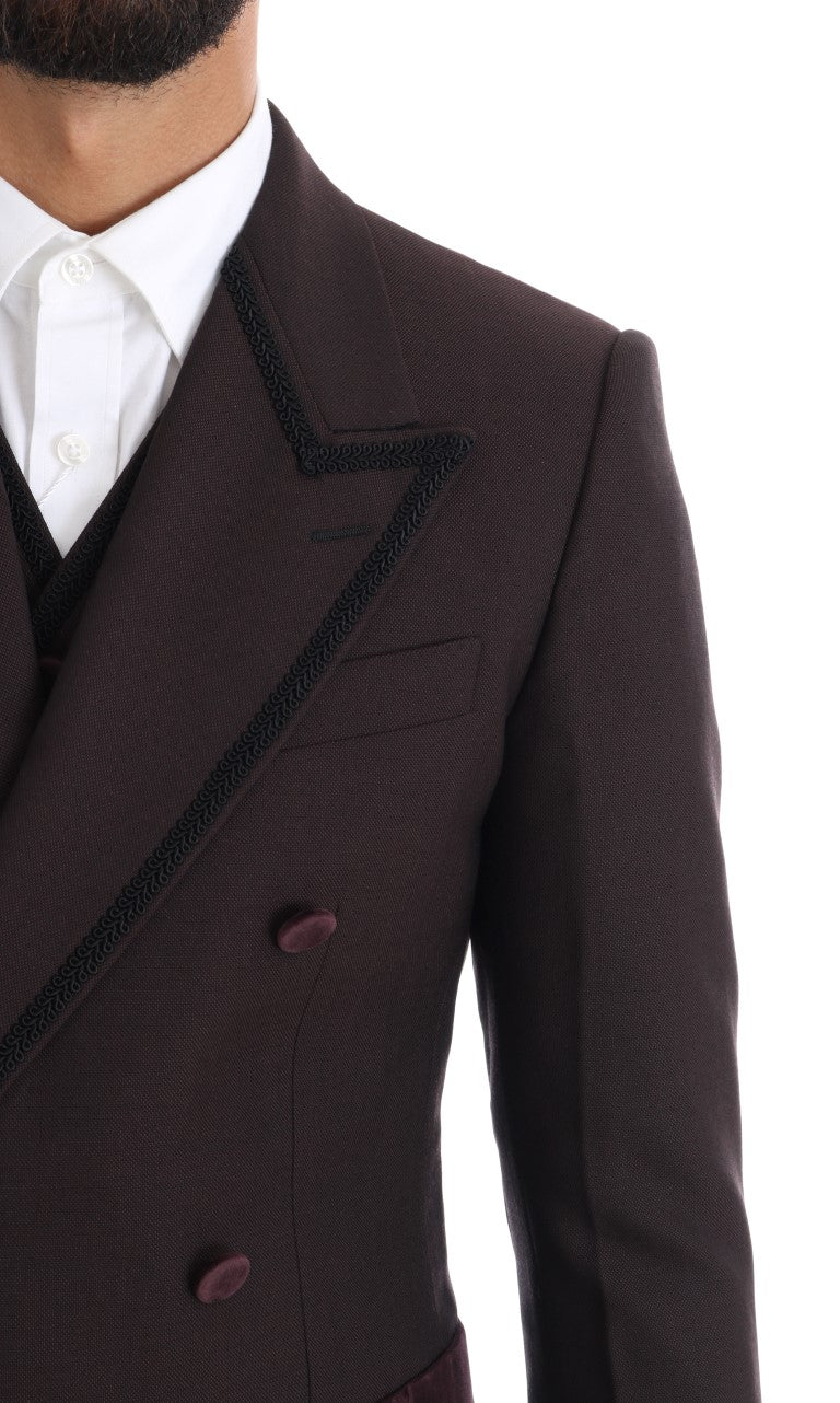 Bordeaux Torero 3 Piece SICILIA Suit