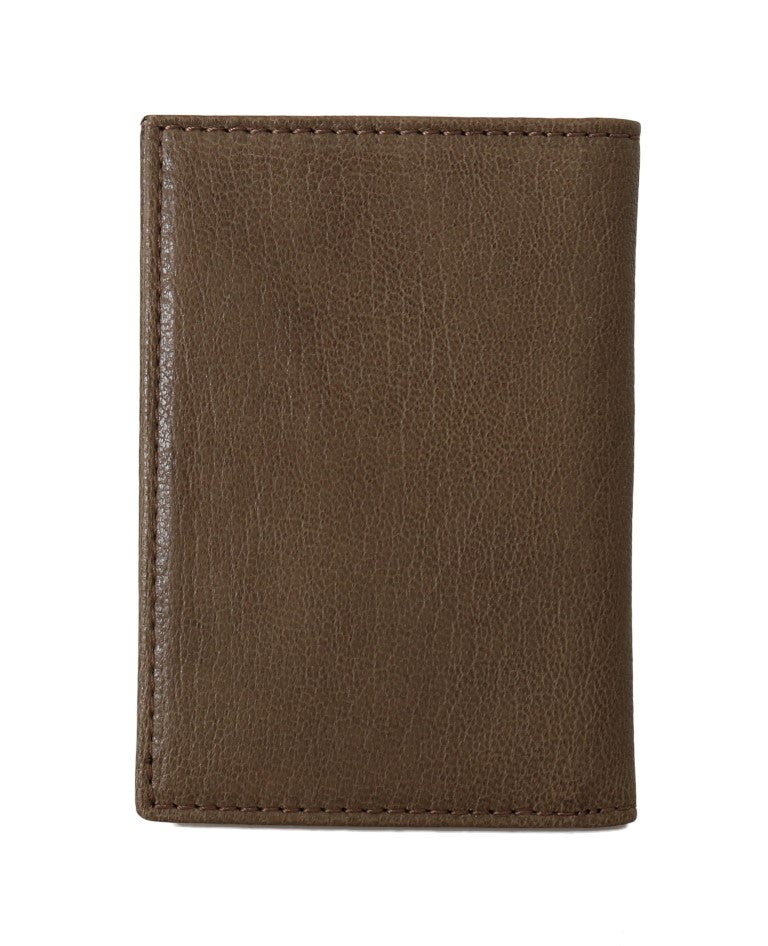 Brown Leather Bifold Wallet