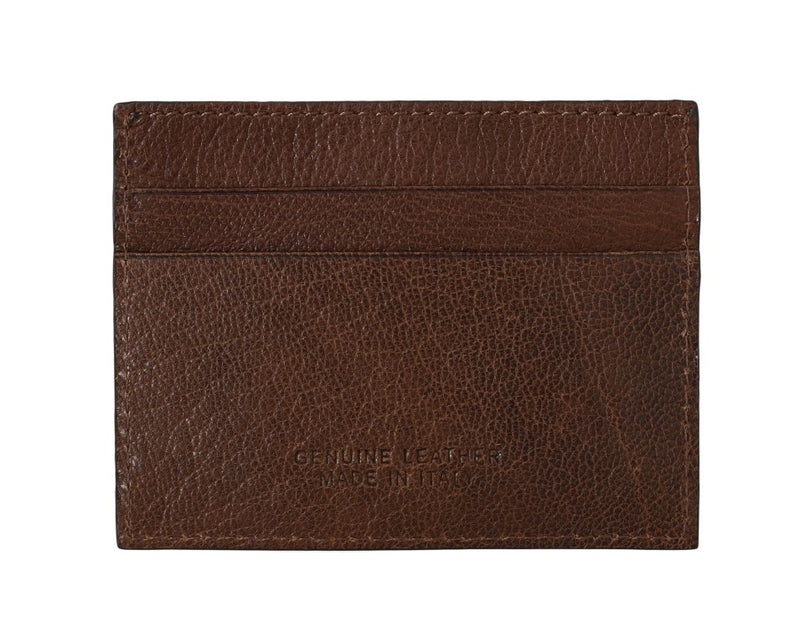 Brown Leather Cardholder Wallet