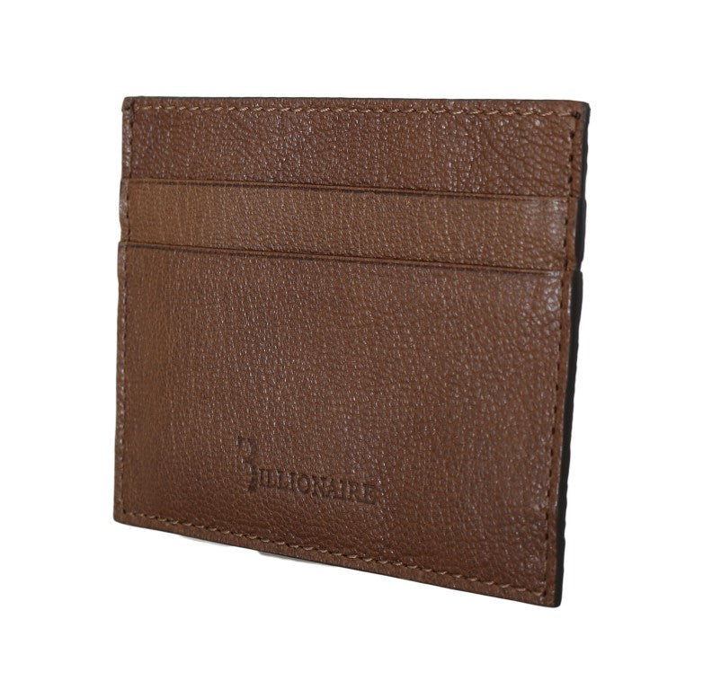 Brown Leather Cardholder Wallet