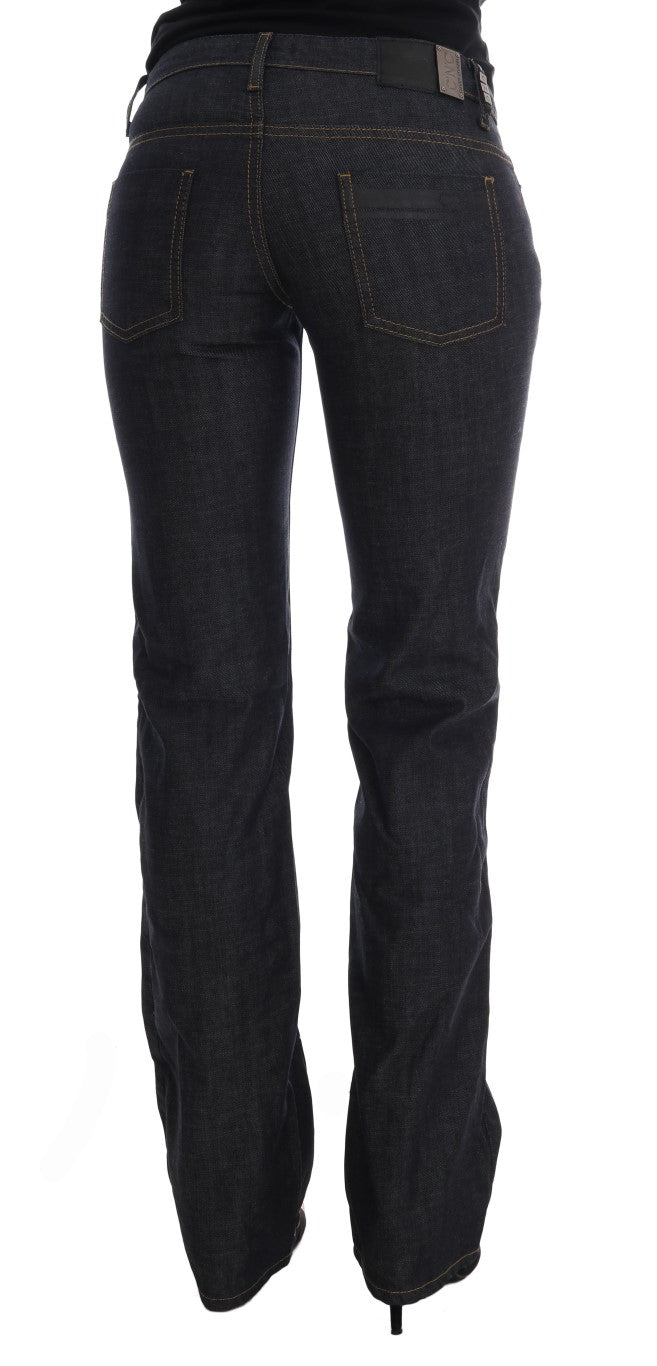 Dark Blue Cotton Classic Fit Jeans