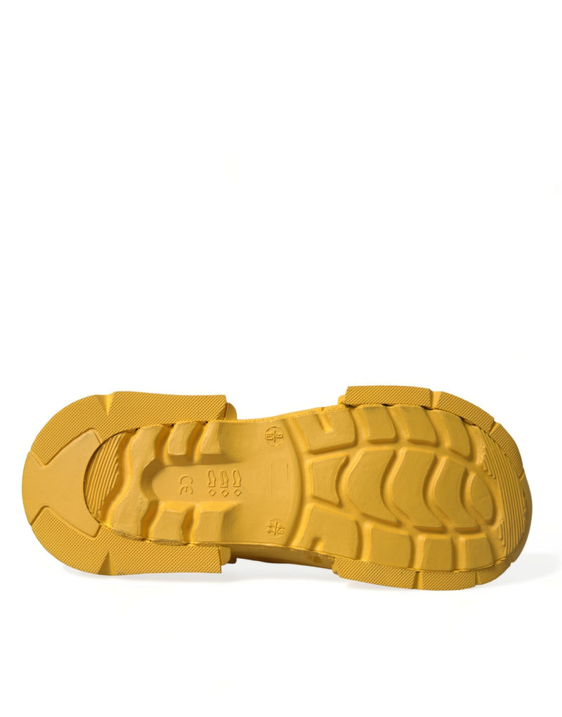 Yellow Green Rubber Clogs Men Slippers Men Shoes