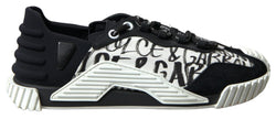 White Black Stretch LaceUp NS1  Sneakers