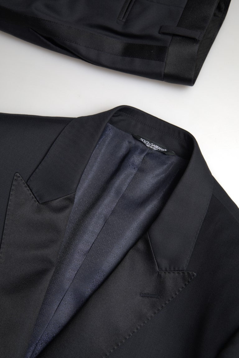 Black 3 Piece Single Breasted MARTINI Suit