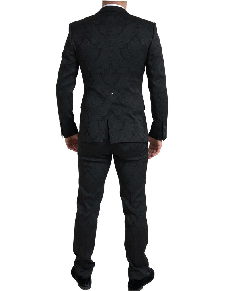 Black 2 Piece Single Breasted MARTINI Suit