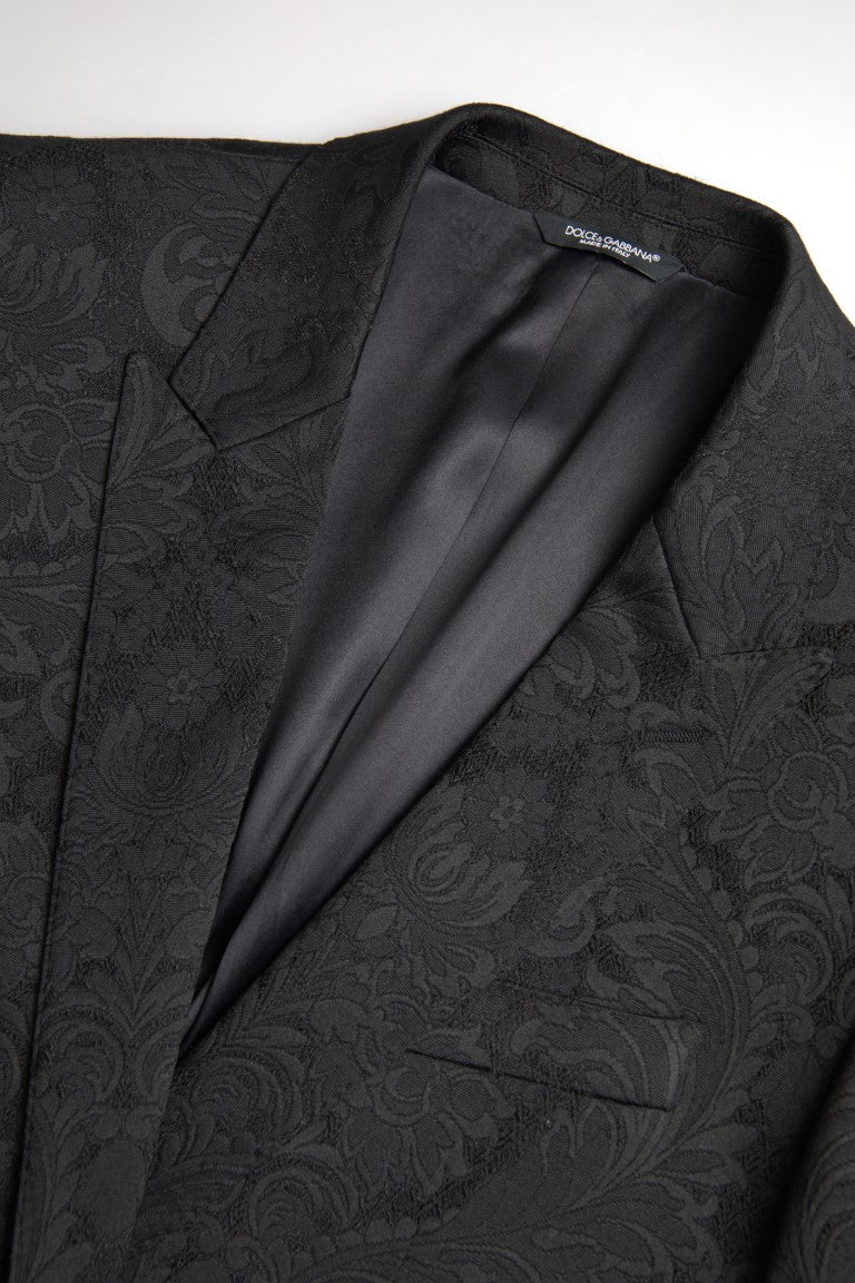 Black 2 Piece Single Breasted MARTINI Suit