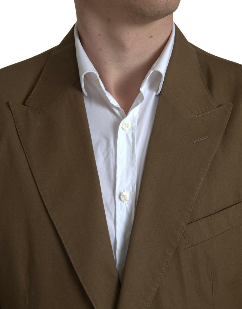 Brown 2 Piece Single Breasted TAORMINA Suit